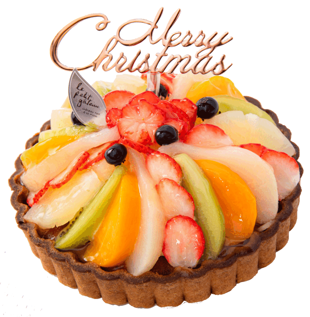 クリスマスケーキ「メリークリスマスフルーツタルト」